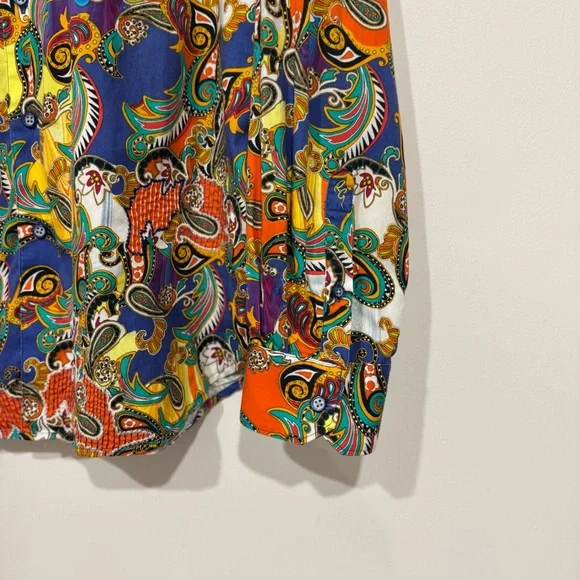 Robert Graham Mens 'Acosta' Classic Fit Paisley Button Up Sport Shirt Size L - Picture 3 of 10